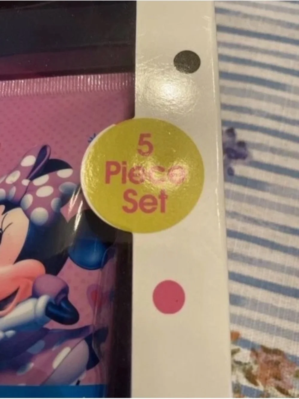 Disney Minnie Mouse Bathtub Fingerpaint Set - Pink, Purple, Yellow & Green